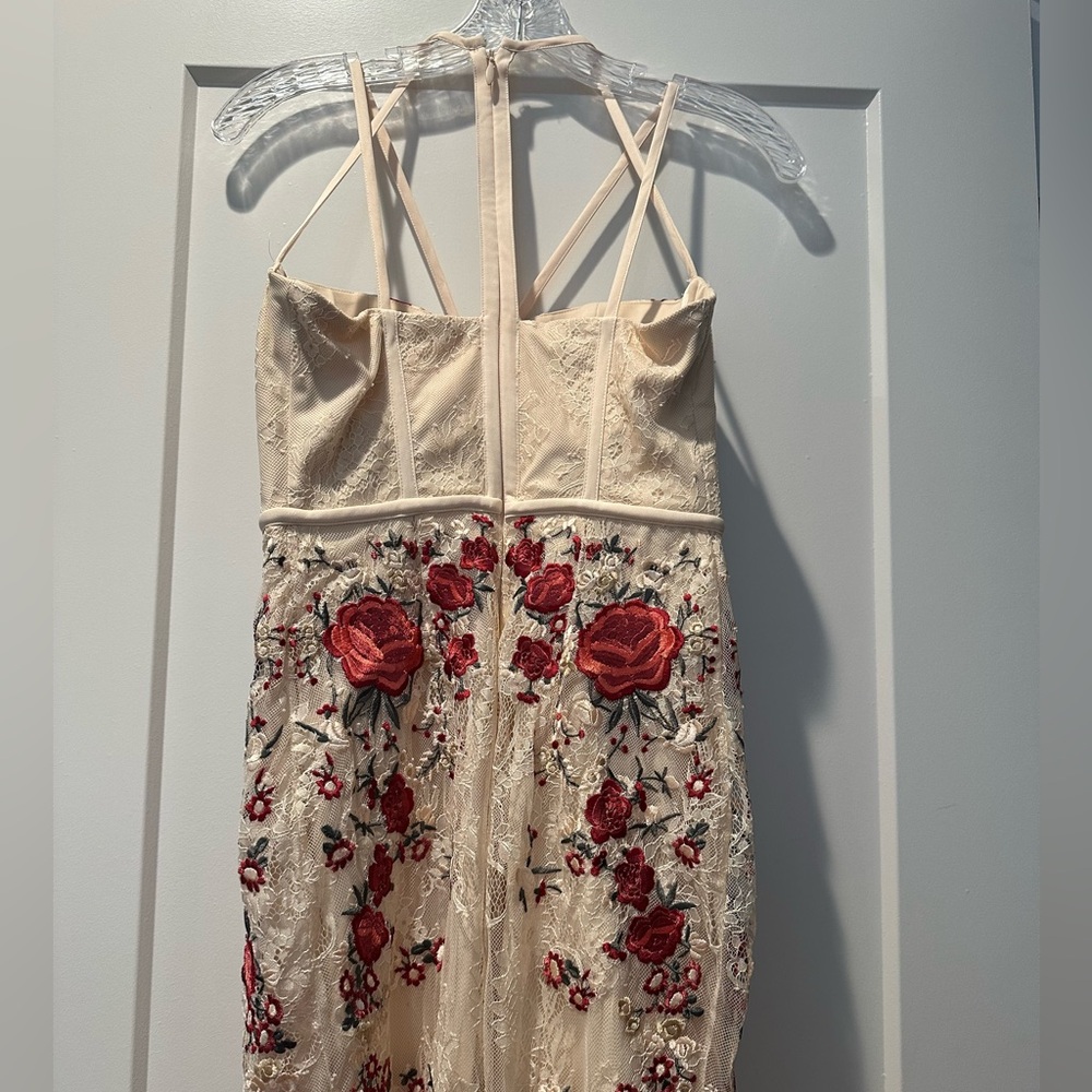 Bebe Maddie Embroidered bustier lace dress - Picture 8 of 11
